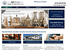 Tablet Screenshot of jmsestatesalesservices.com